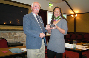 Professor Peter Scott receiving Frederick Sherell Award